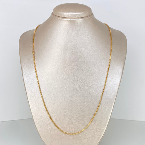 Cadena ● Veneciana Oro amarillo 18k +3 / 7,4 Gr / 1,9 mm / 60 Cm