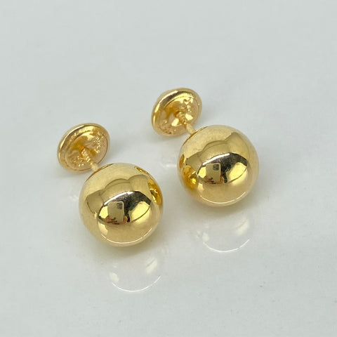 Topos Bola Lisa Oro amarillo 18k 0,8 Gr / 8 mm