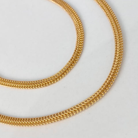 Cadena ● Sedusa Oro amarillo 18k 4,39 Gr / 3 mm / 50 Cm
