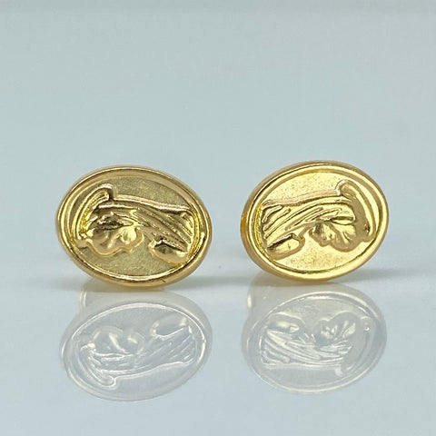 Topos Virgen Maria Oro amarillo 18k 0,8 Gr / 7,4 mm *