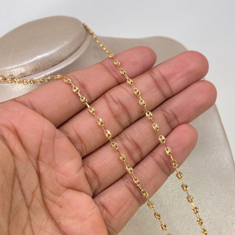 Cadena GC Diamantado Oro amarillo 5,75 Gr / 3,3 mm / 50 Cm †