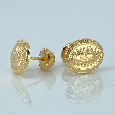 Topos Virgen Guadalupe Oro amarillo 18k 0,95 Gr / 8,4 mm †