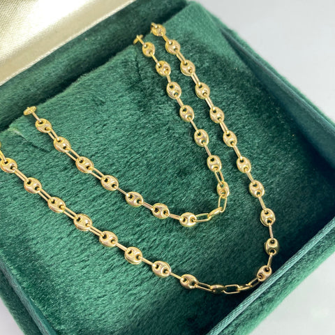 Cadena GC Oro amarillo 18k 4,64 Gr / 3,2 mm / 45 Cm