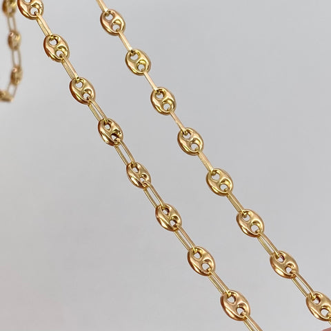 Cadena GC Lisas Oro amarillo 4,80 Gr / 3,3 mm / 45 Cm