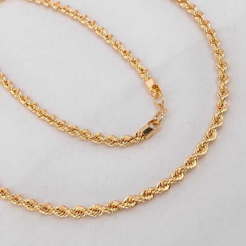 Cadena ● Lazo Oro amarillo 18k +1 / 5,25 Gr / 2,8 mm / 45 Cm *