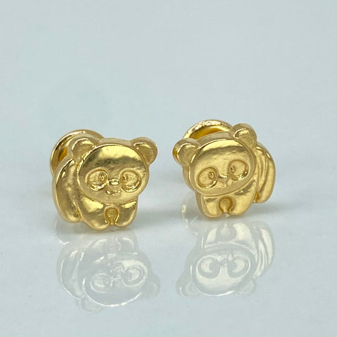 Topos Oso Panda Oro amarillo 18k 0,78 Gr / 7 mm