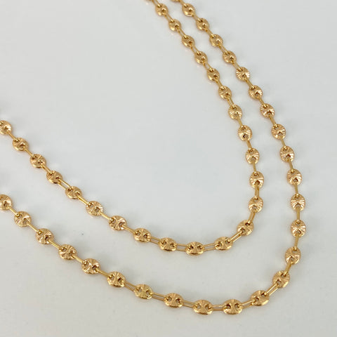 Cadena GC Diamantada Oro amarillo 18k 5,80 Gr / 3,3 mm / 45 Cm