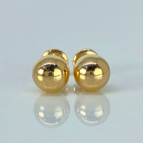 Topos Bolas Lisas Oro amarillo 0,8 Gr / 7 mm *