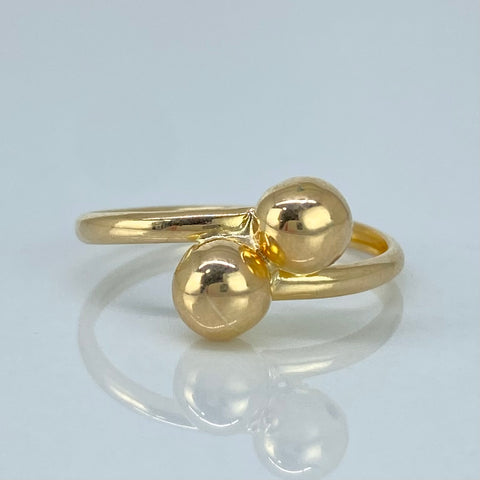 Anillo Tu Y Yo Oro amarillo / Talla 8 3/4 / 1,45 Gr / 6 mm