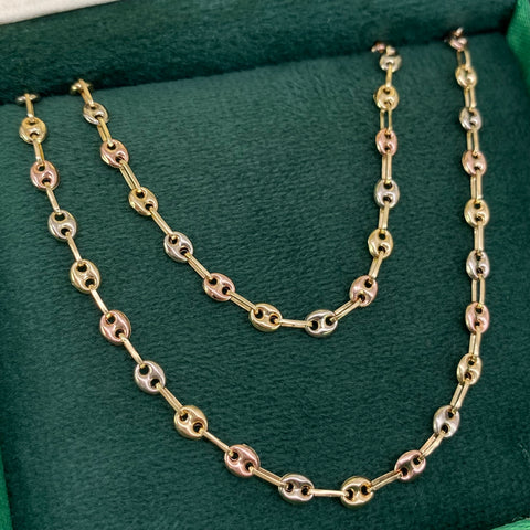 Cadena GC Tres oros 18k 4,45 Gr / 3,1 mm / 45 Cm *