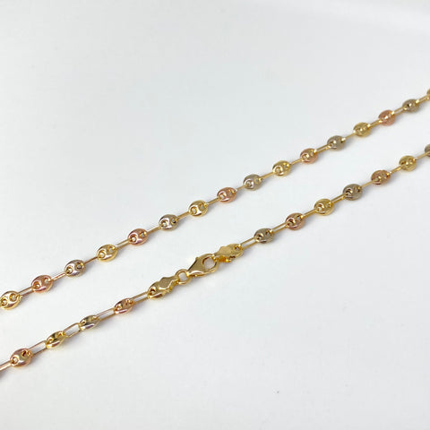 Cadena GC Tres oros 18k 5,46 Gr / 3,1 mm / 62 Cm *