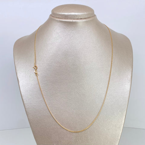 Cadena ● China Oro amarillo 18k 2,75 Gr / 1,4 mm / 50 Cm †