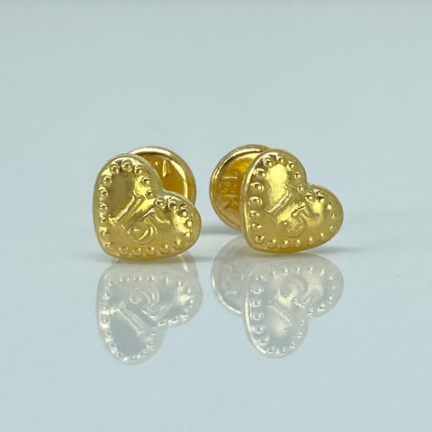 Topos Corazon 15años Oro amarillo 18k 0,6 Gr / 6,6 mm *