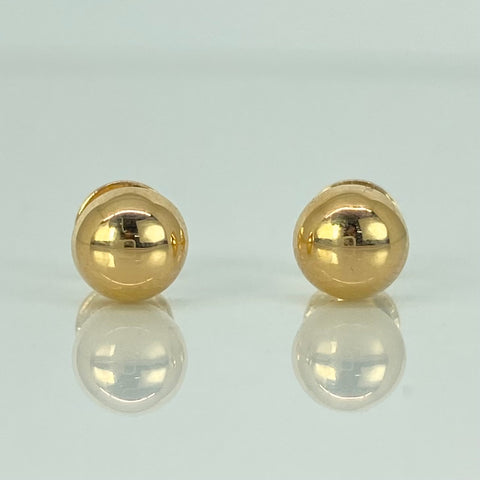 Topos Media Bola Lisa Oro amarillo 18k 0,54 Gr / 6 mm