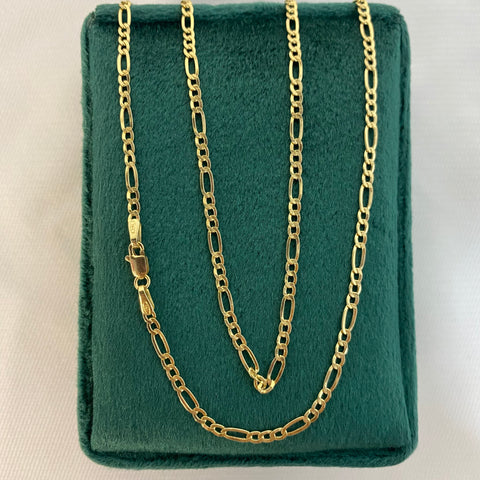 Cadena Italy 3x1 Oro amarillo 18k 2,67 Gr / 2 mm / 45 Cm