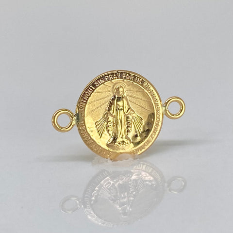 Herraje Virgen Milagrosa Oro amarillo 18k 0,7 Gr / 1,8 Cm †