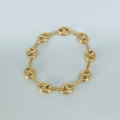Anillo GC 9 Eslabones Oro amarillo / Talla 6/7 / 0,61 Gr / 3,3 mm *