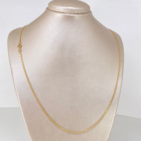 Cadena ● China Oro amarillo 18k 5,7 Gr / 2,1 mm / 60 Cm