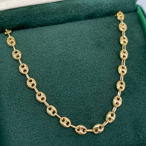 Cadena GC Oro amarillo 18k 7,10 Gr / 4 mm / 50 Cm