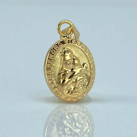 Dije Virgen Del Carmen Oro amarillo 0,45 Gr / 1,8 Cm *