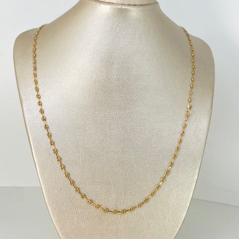 Cadena GC Oro amarillo 18k 5,75 Gr / 3,3 mm / 60 Cm †