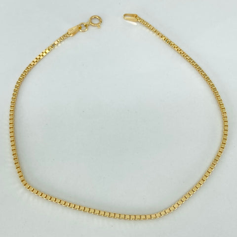 Pulso ● Veneciano Oro amarillo 18k +1 / 1,33 Gr / 1,3 mm / 20 Cm *