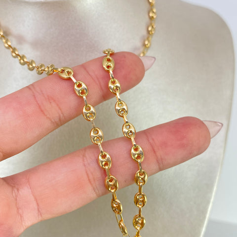 Cadena GC Oro amarillo 18k 7,25 Gr / 4,5 mm / 45 Cm