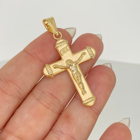Dije Cruz Oro amarillo 18k 2,76 Gr / 4,8 Cm *