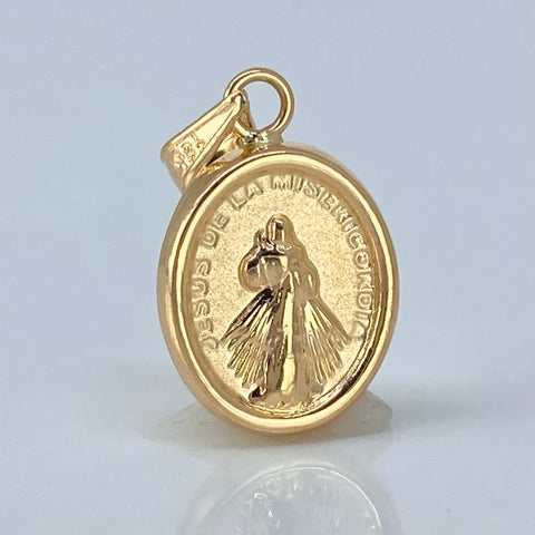 Dije Jesus De La Misericordia Oro amarillo 0,63 Gr / 2,2 Cm