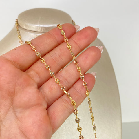 Cadena GC Tres oros 18k 6,10 Gr / 3,3 mm / 60 Cm *