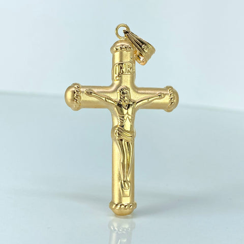 Dije Cruz Oro amarillo 18k 5 Gr / 6,3 Cm  †
