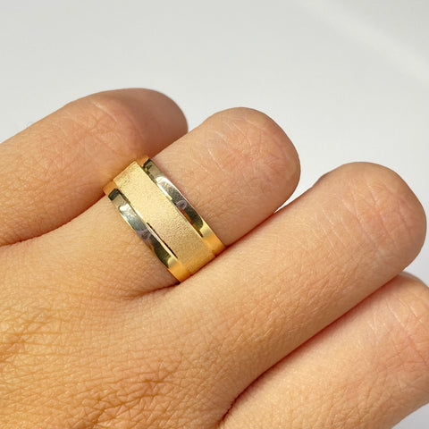 Anillo Argolla Liso  Oro amarillo 18k / Talla 9 / 2,33 Gr