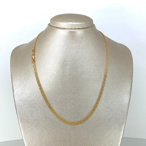 Cadena ● China Oro amarillo 18k 7,35 Gr / 4,8 mm / 45 Cm