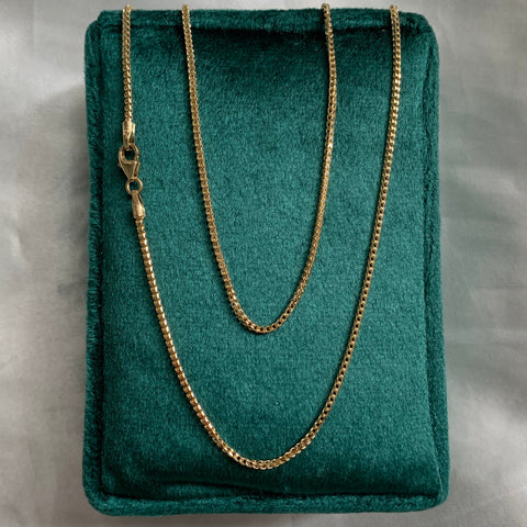 Cadena Italy Franco Oro amarillo 18k +1 / 6,01 Gr / 1,15 mm / 60 Cm *