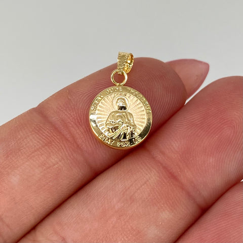 Dije San Judas Oro amarillo 18k 0,6 Gr / 1,8 Cm *