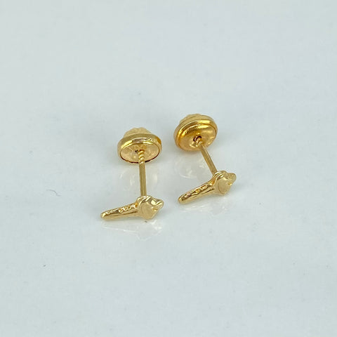 Topos Llave Oro amarillo 18k 0,54 Gr / 4 mm  *