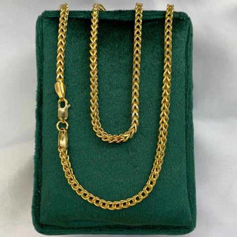 Cadena Italy Franco Oro amarillo 18k +1 / 13,60 Gr / 3 mm / 60 Cm *