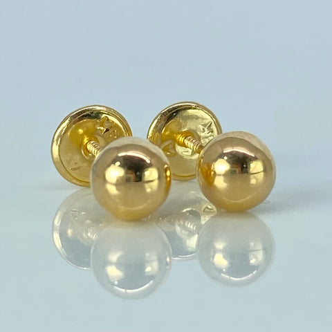 Topos Bolas Lisas Oro amarillo 0,55 Gr / 5 mm