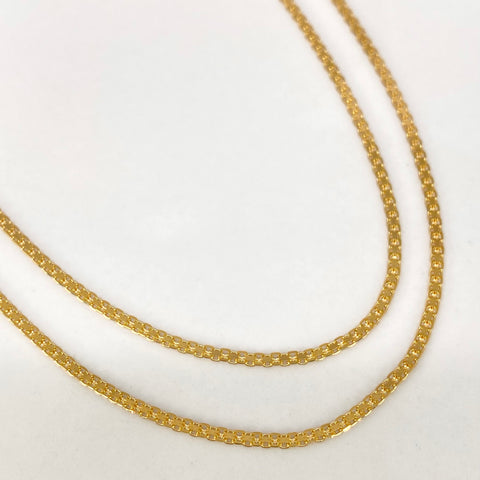 Cadena ● China Oro amarillo 18k 3,25 Gr / 1,6 mm / 45 Cm