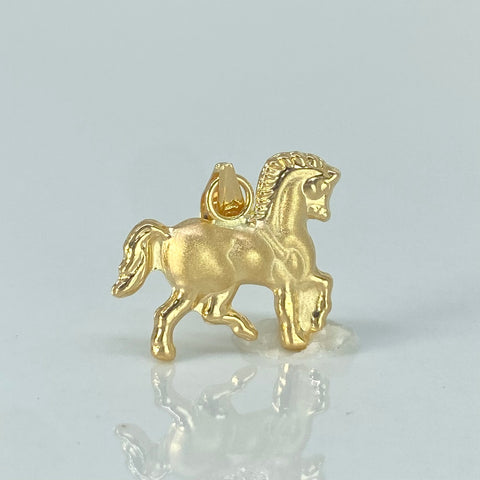 Dije Caballo Oro amarillo 18k 0,95 Gr / 1,8 Cm *