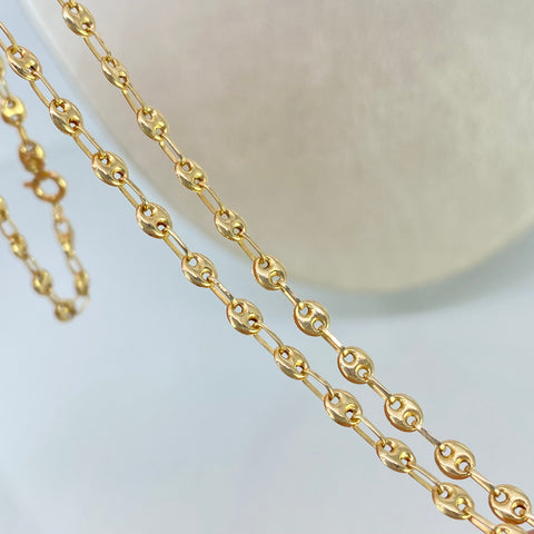 Cadena GC Oro amarillo 18k 4,29 Gr / 3,3 mm / 45 Cm