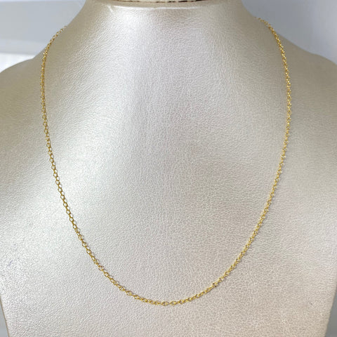 Cadena Italy Aro Seguido Oro amarillo 18k 1,36 Gr / 1,4 mm / 45 Cm *