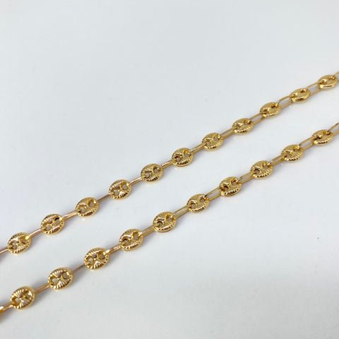 Cadena GC Diamantada Oro amarillo 18k 8,24 Gr / 3,8 mm / 61,5 Cm
