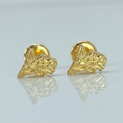Topos San Miguel Arcangel Oro amarillo 18k 0,6 Gr / 6 mm *