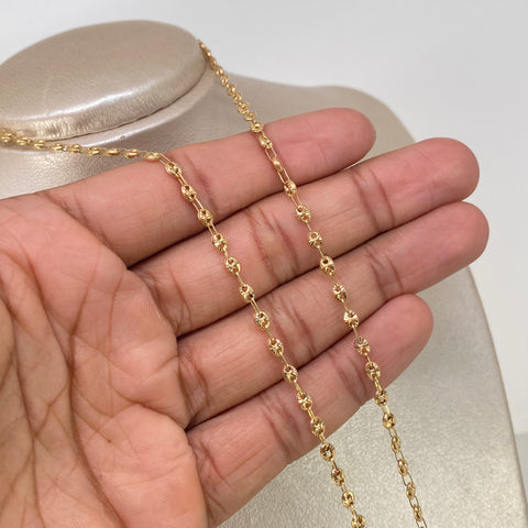 Cadena GC Diamantado Oro amarillo 7,12 Gr / 3,3 mm / 60 Cm*