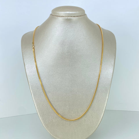 Cadena ● Lazo Oro amarillo 18k +1 / 8,12 Gr / 3,3 mm / 60 Cm †