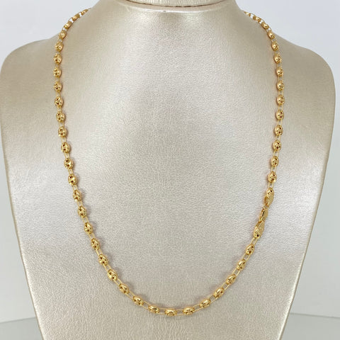 Cadena GC Diamantado Oro amarillo 18k 11,60 Gr / 4,5 mm / 50 Cm *