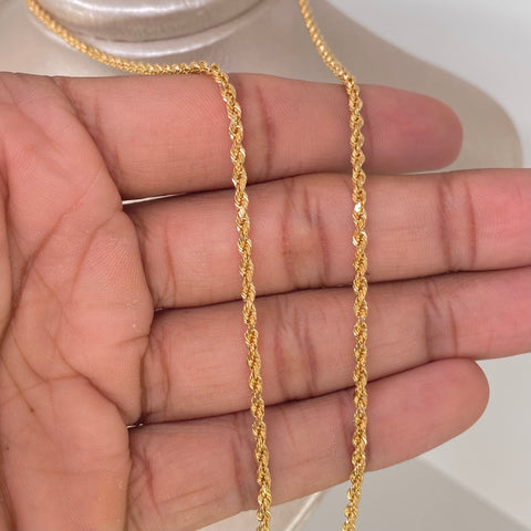Cadena ● Lazo Oro amarillo 18k +1 / 7,65 Gr / 3,1 mm / 50 Cm