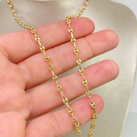 Cadena GC Oro amarillo 18k 5,16 Gr / 3 mm / 45 Cm