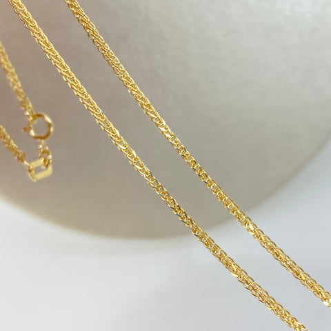 Cadena ● Franco Oro amarillo 18k +2 / 2,9 Gr / 1 mm / 45 Cm *